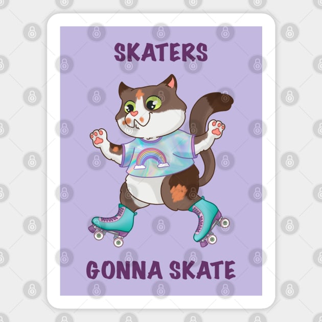 Skaters gonna skate Magnet by ScintillaDesiderata 